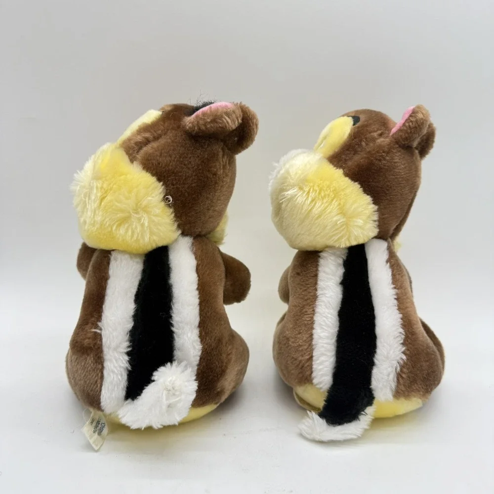 Walt Disney World‎ Disneyland Chip And Dale Chipmunks Vintage Plush Figures Lot